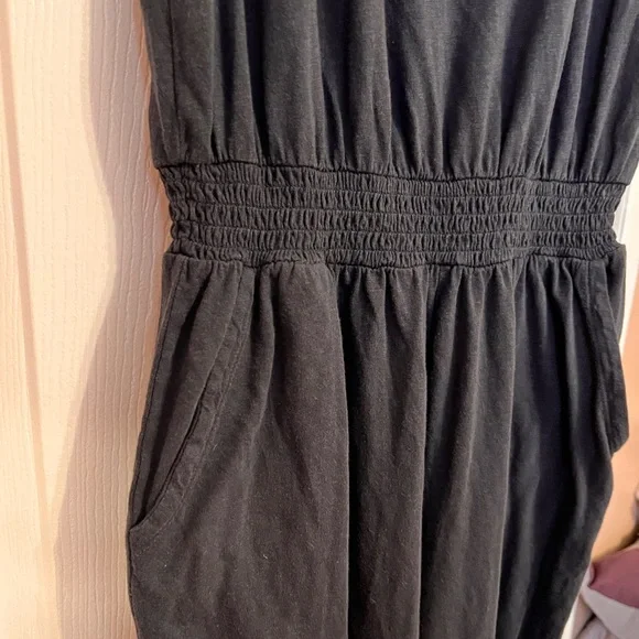 aerie Black Sleeveless Jumpsuit - Picture 3 of 8
